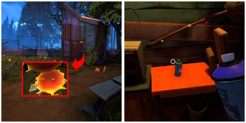 green spray can location in hello neighbor 2 back to school dlc