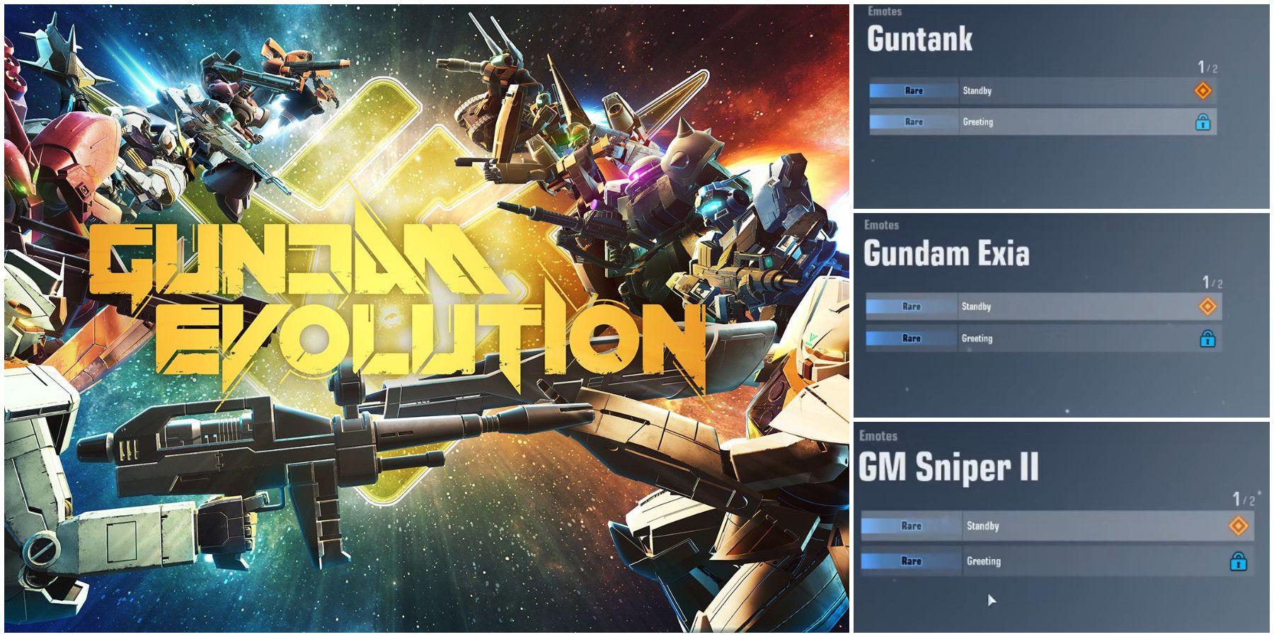 Gundam Evolution Emotes Guide