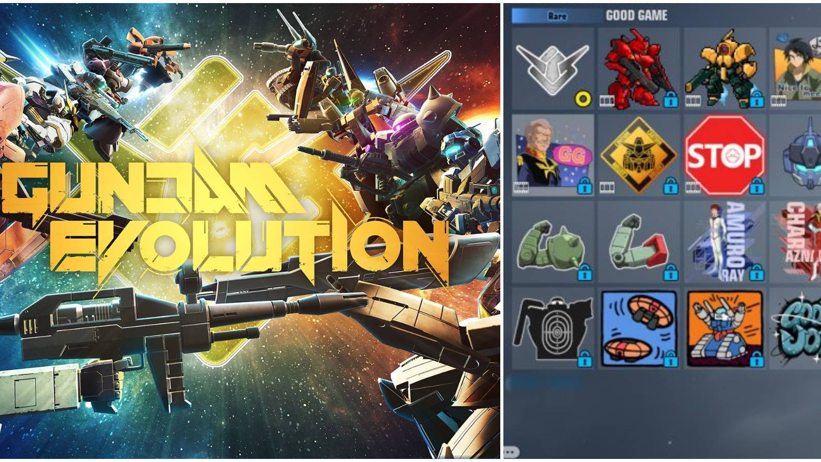 Gundam Evolution Stamps Guide