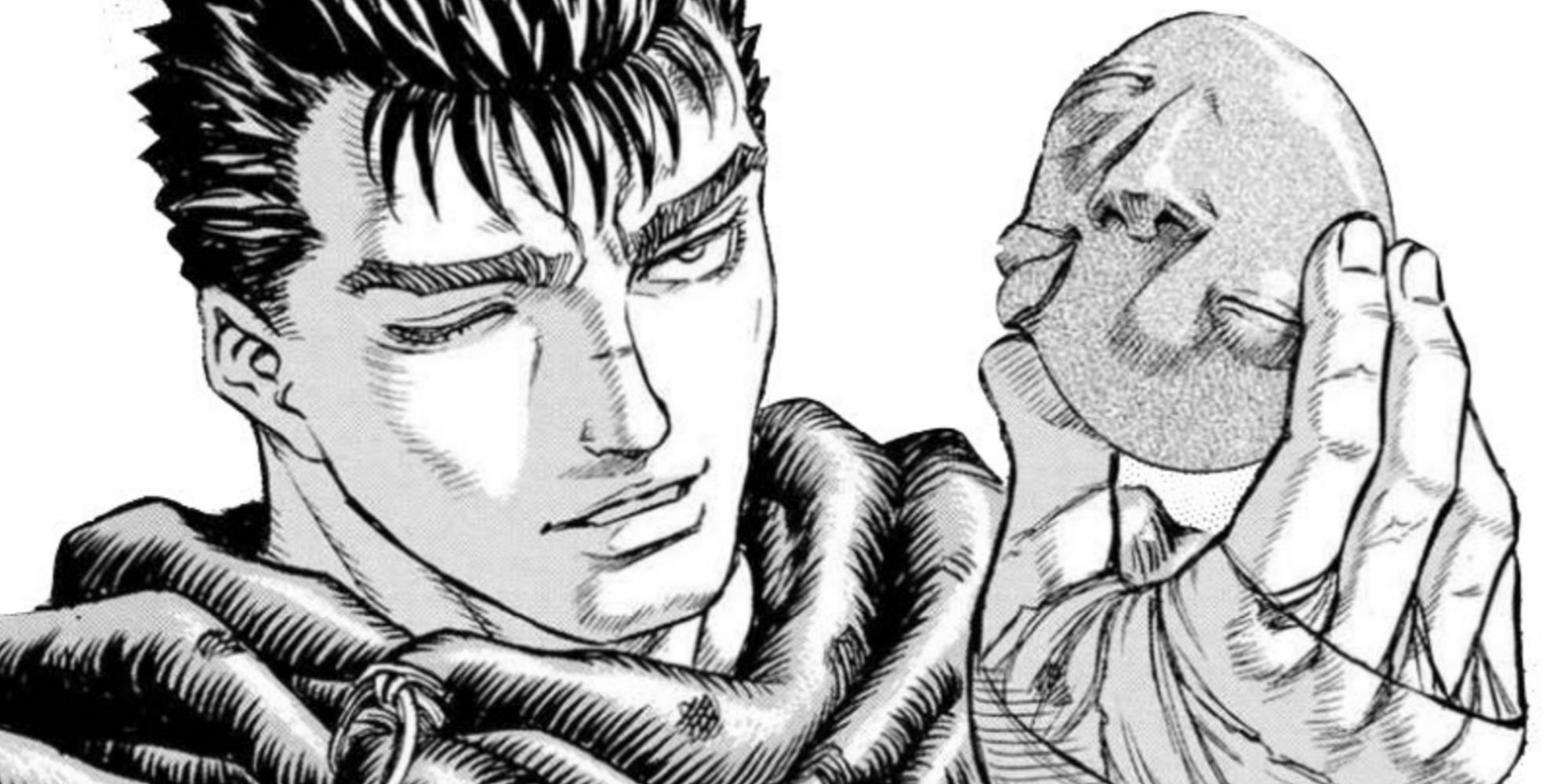 Guts holding the Behelit