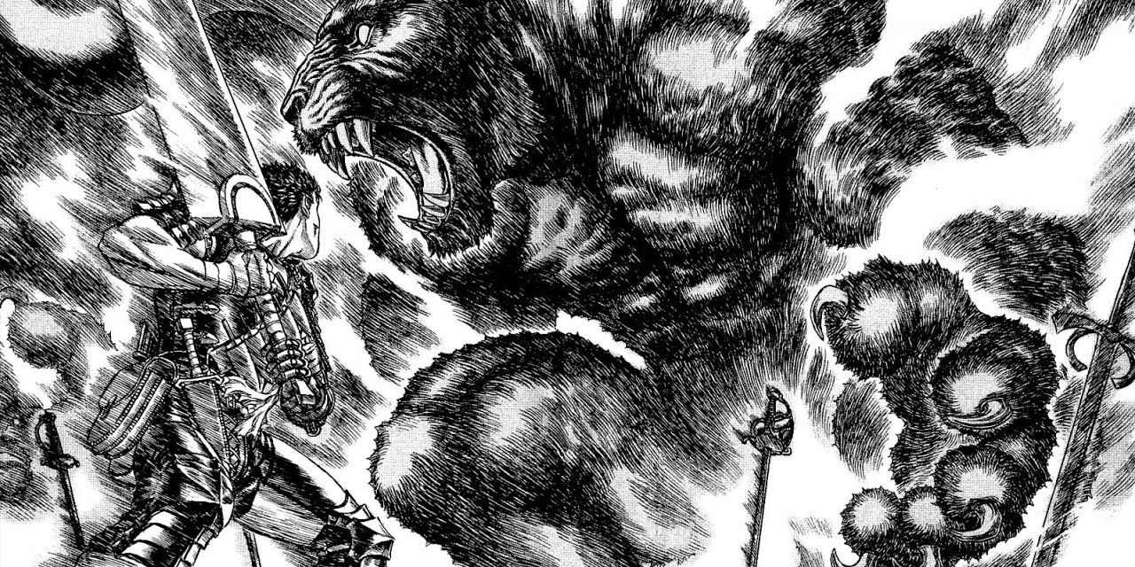 Guts vs Zodd in the manga