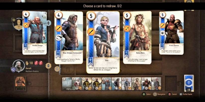 Gwent Witcher 3 Cards