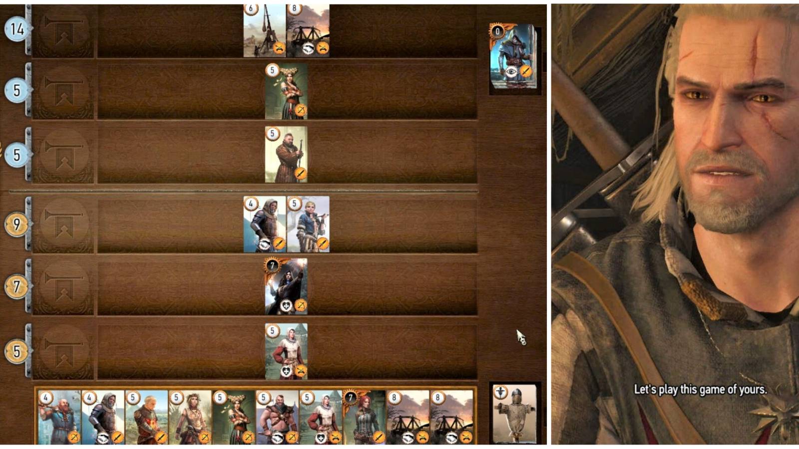 Gwent Witcher 3 Game