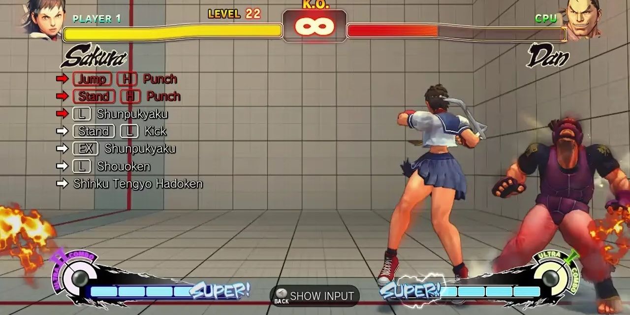 Hard Combos- Ultra Street Fighter 4
