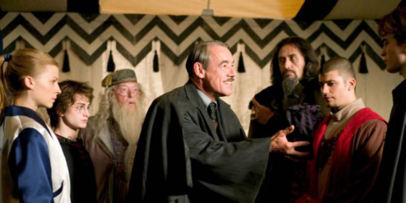 Harry Potter Triwizard Tournament Champions and Barty Crouch Snr