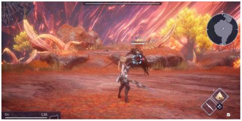 battle with a monster in Harvestella