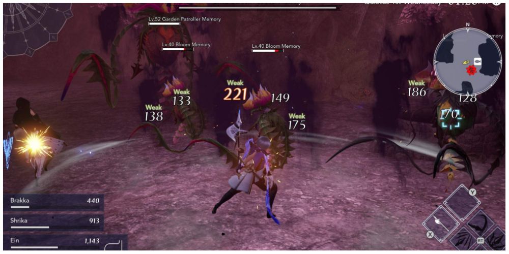 battle with a monster in Harvestella