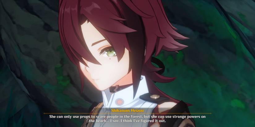 heizou discovering woman identity in genshin impact