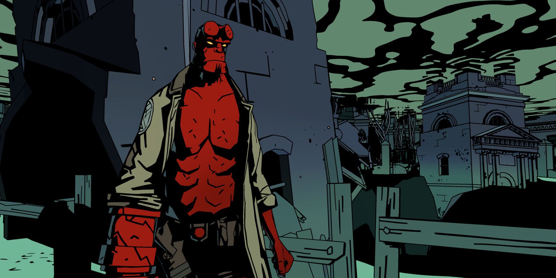 hellboy cell-shaded action game