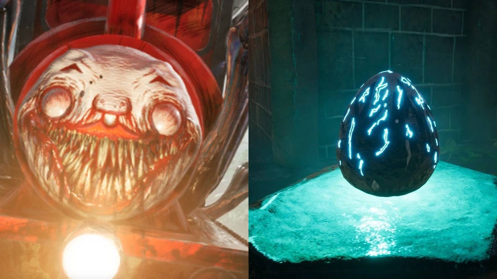 Choo-Choo Charles Hidden Secrets Glowing Egg