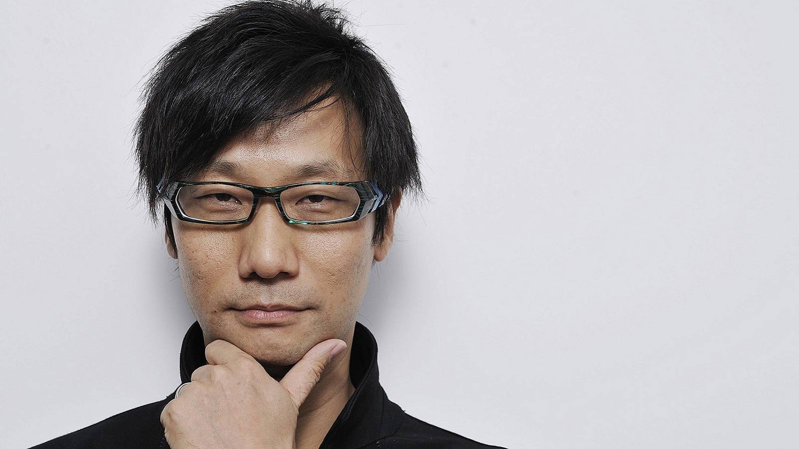 Photo of Hideo Kojima on a white background.