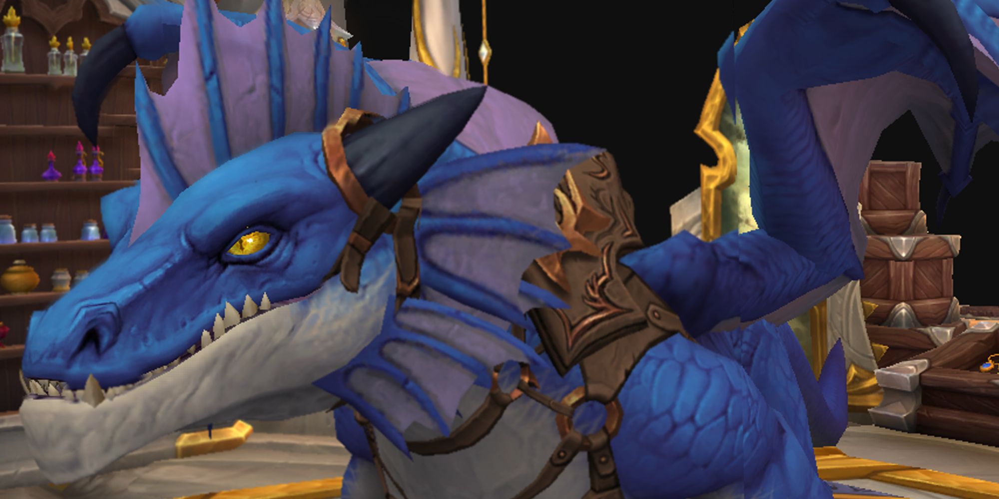 Highland Drake with fin customizations unlocked in World of Warcraft Dragonflight