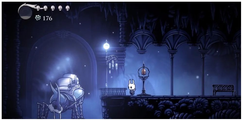 The Forgotten Crossroads Stag Station in Hollow Knight