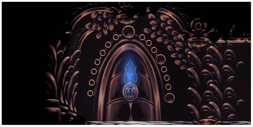 The Godhome Lifeblood Door in Hollow Knight