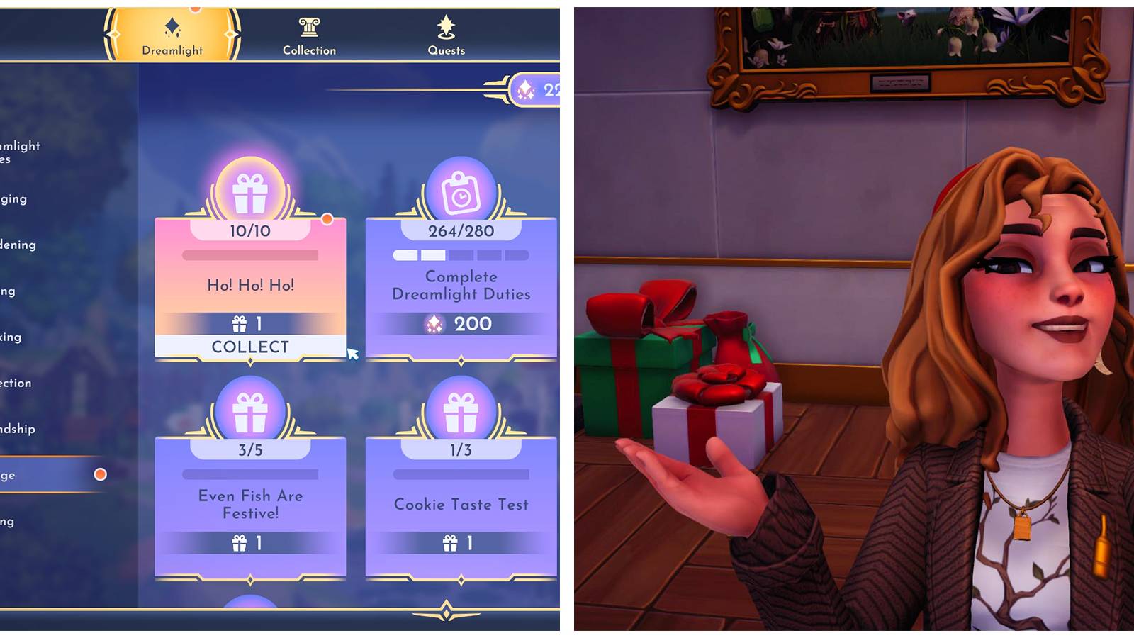 ho ho ho task in disney dreamlight valley
