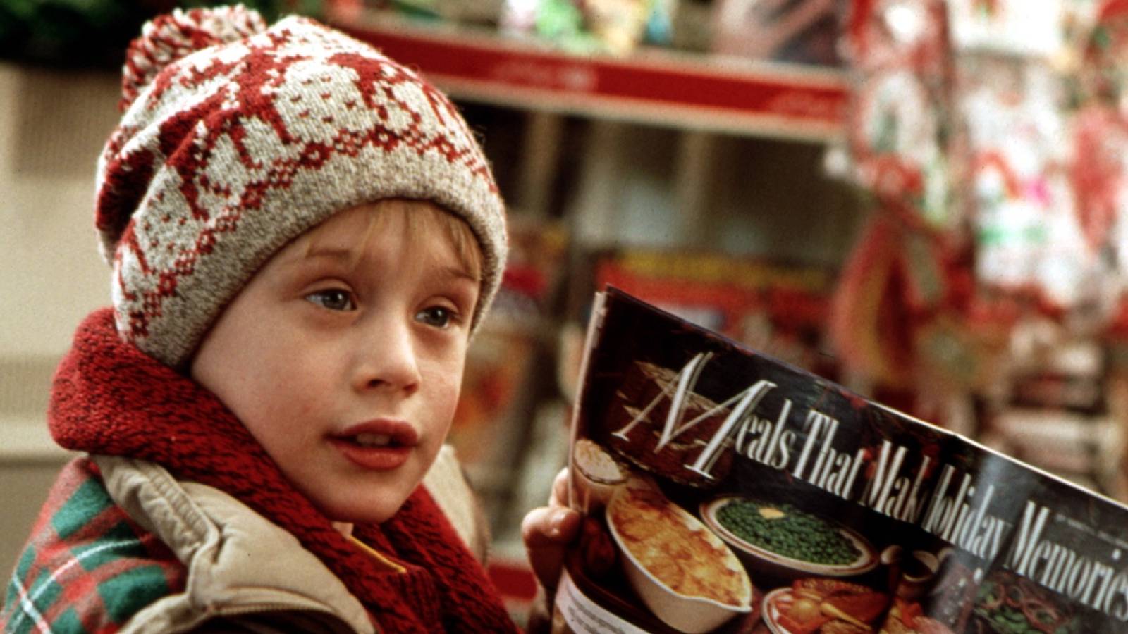 Home alone Kevin Christmas dinner magazine
