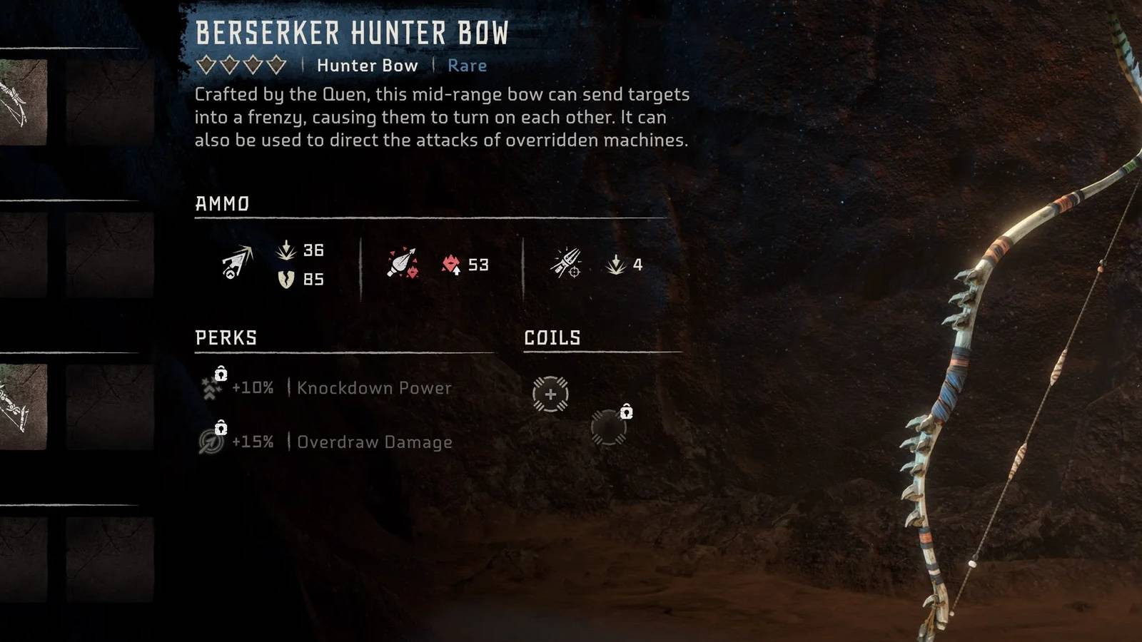 Horizon Forbidden West Berserker Hunter Bow