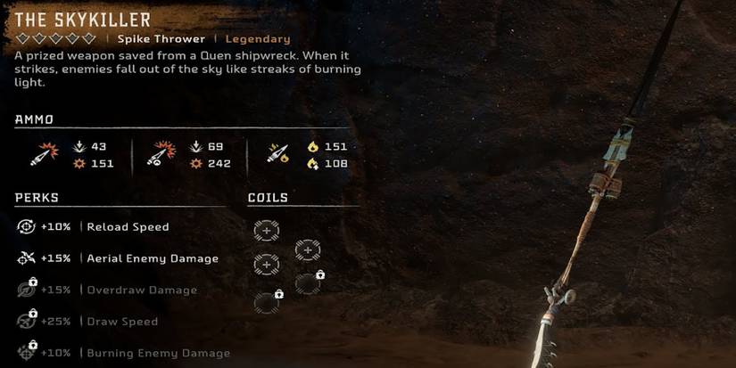 Horizon Forbidden West Skykiller Spike Thrower