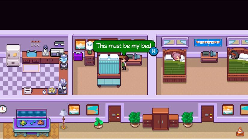 hotel bedroom sports story