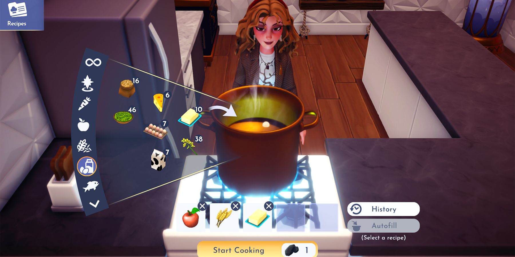 how to make apple pie in disney dreamlight valley