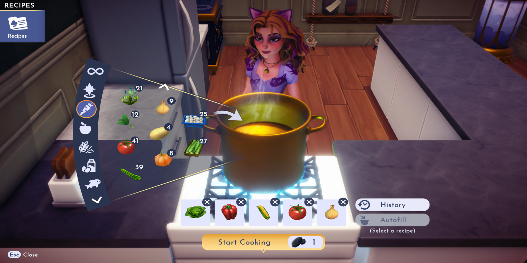 how to make ranch salad in disney dreamlight valley