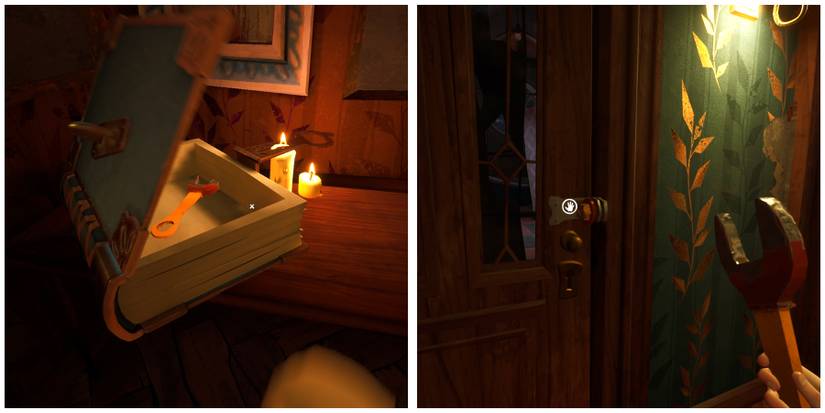 how to unlock the museum's bathroom door in hello neighbor 2