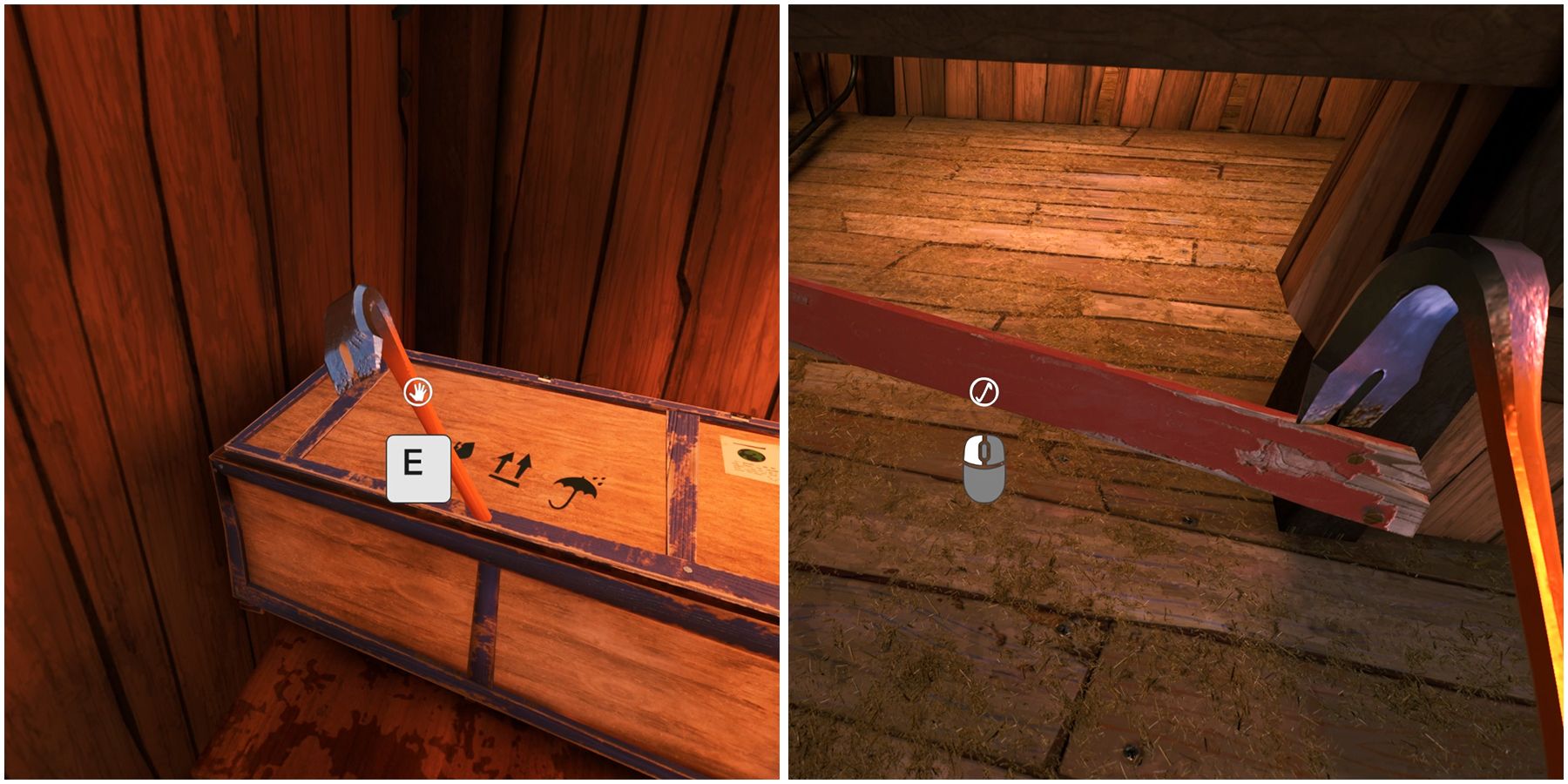 how to use the crowbar in hello neighbor 2