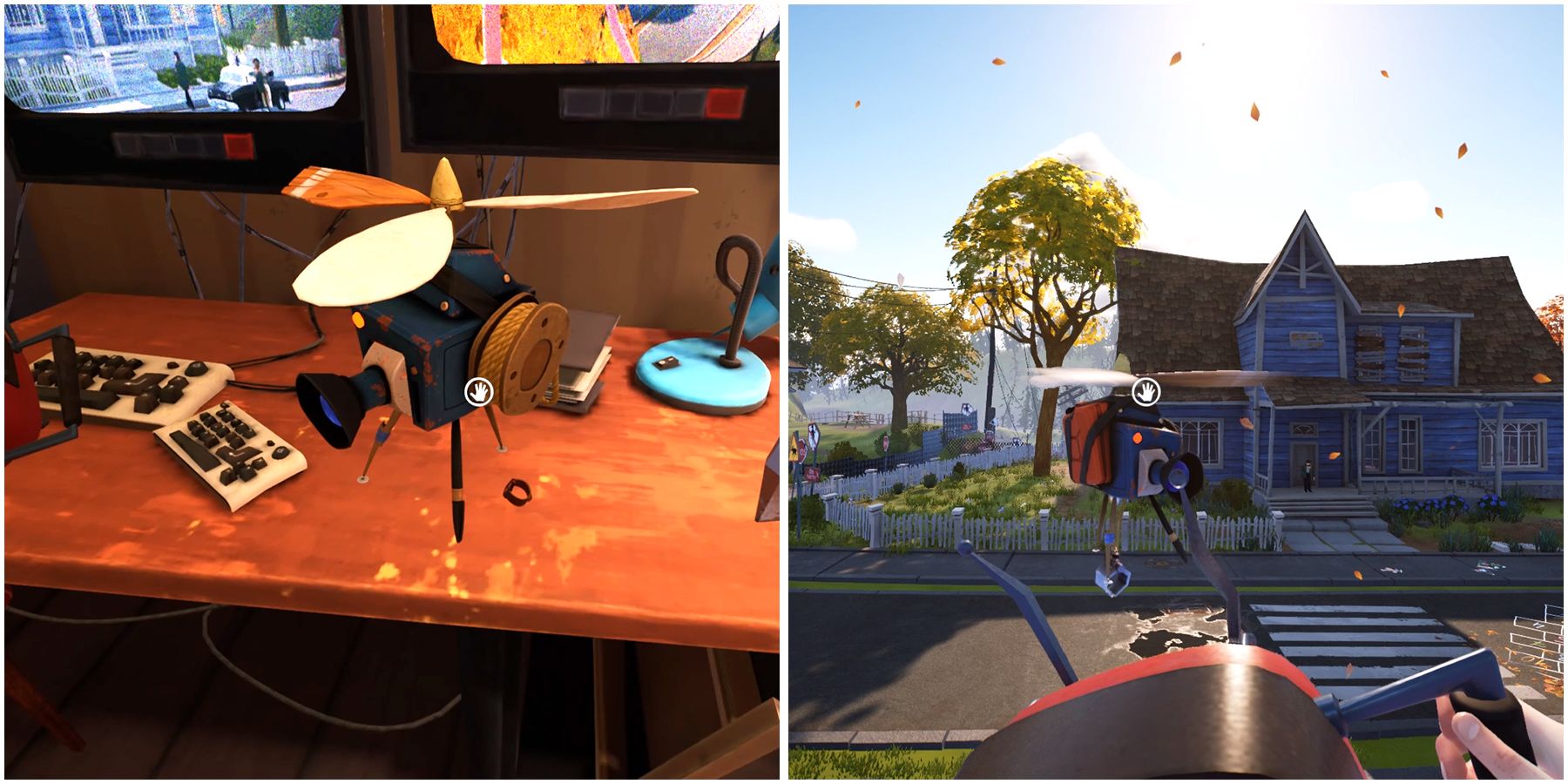 how to use the drone in hello neighbor 2