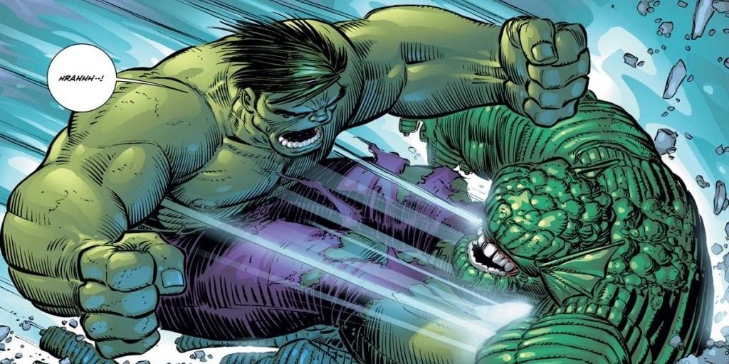 Hulk and Abomination in Marvel Comics