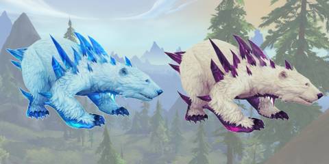 Ice Bears as seen in World of Warcraft Dragonflight