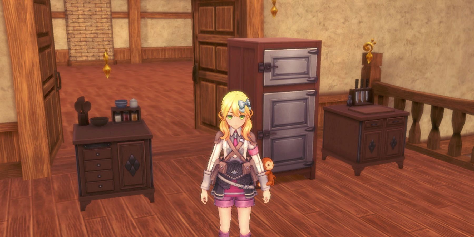 Inside a shop in Rune Factory 5