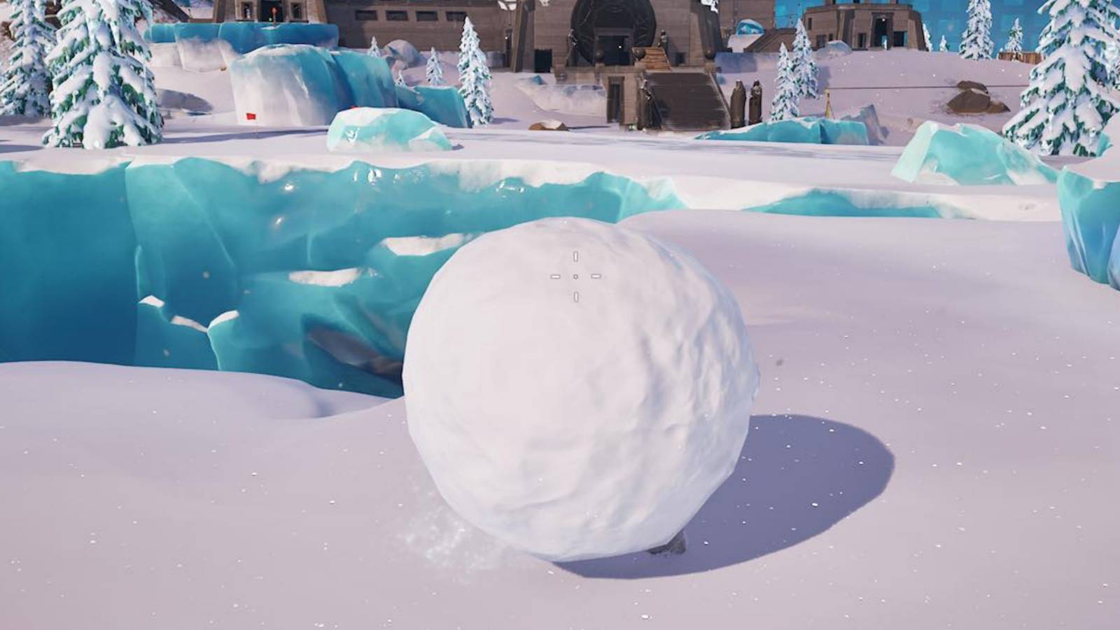 hiding inside a snowball