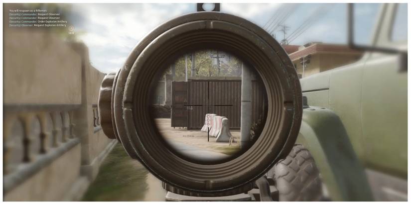 Commander view while calling for support in Insurgency: Sandstorm