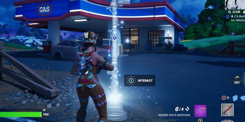 interacting to complete quest