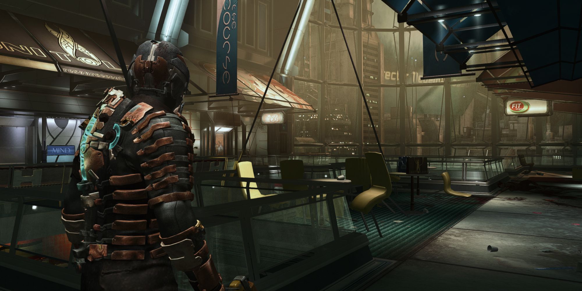 isaac clarke exploring in dead space 2