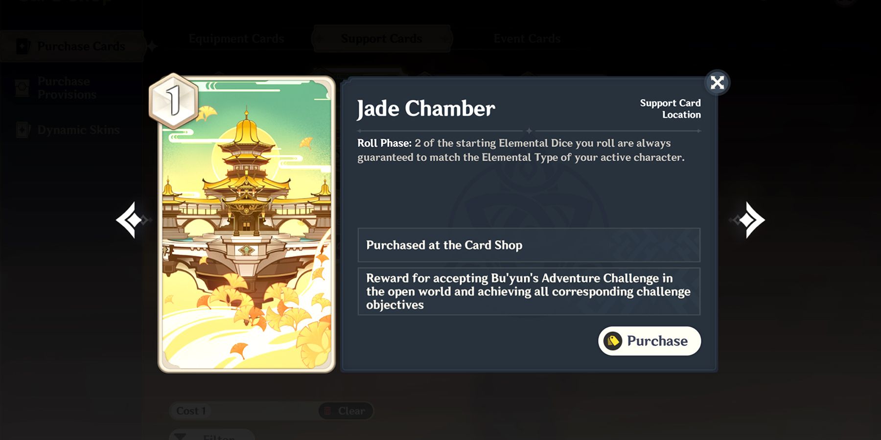 jade chamber card in genshin impact tcg