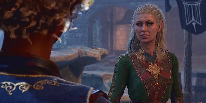 Jaheira Talking to Player Character in New Baldur's Gate 3 Trailer