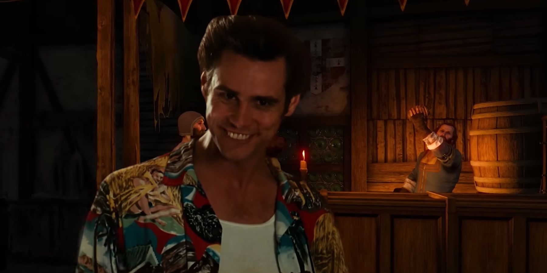 Ace Ventura edited into in The Witcher 3