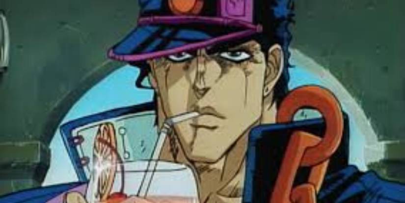 Jotaro in JoJo's Bizarre Adventure OVA