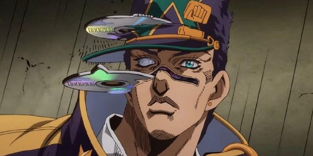 Jotaro loses his discs