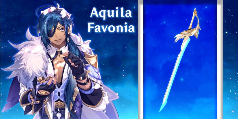 kaeya aquila favonia in genshin impact
