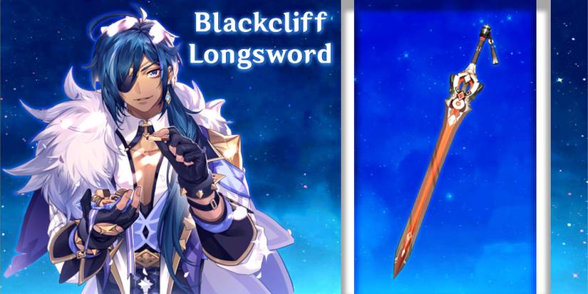 kaeya blackcliff longsword in genshin impact