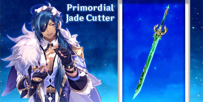 kaeya primordial jade cutter in genshin impact