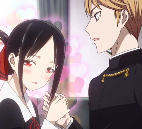 Kaguya and Miyuki in Kaguya-sama Love is War