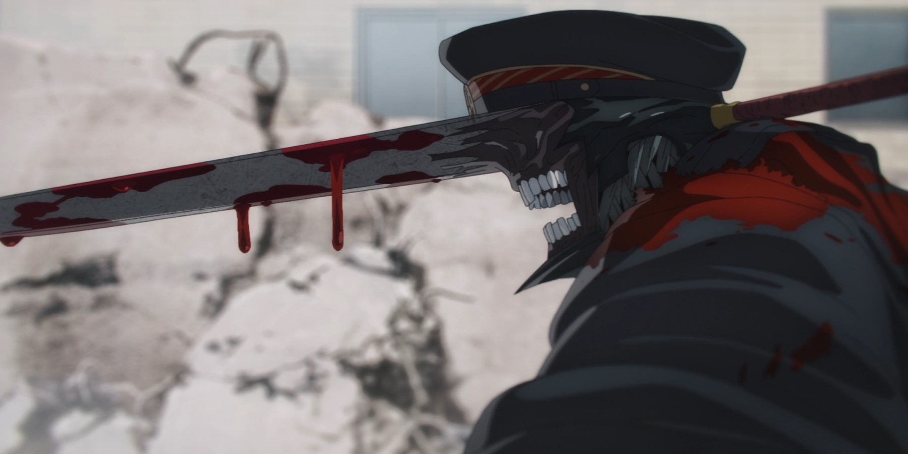 Katana Man's bloodied blade