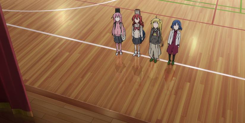 Kessoku Band at the School Gym – Bocchi The Rock Episode 11