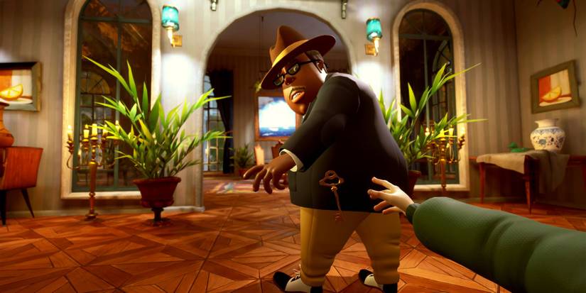 stealing a key from a character in Hello Neighbor 2