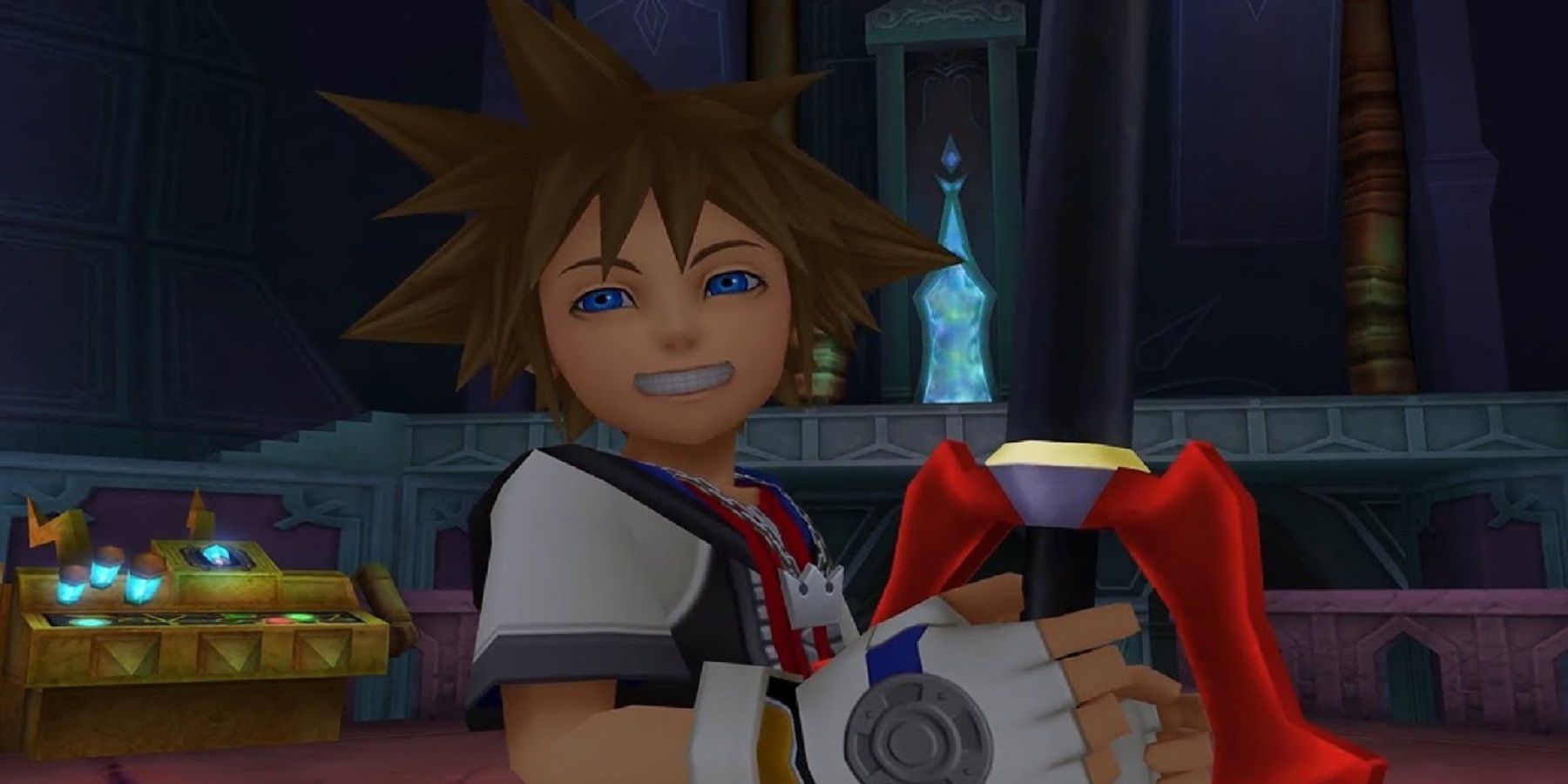 Kingdom Hearts Sora smiles