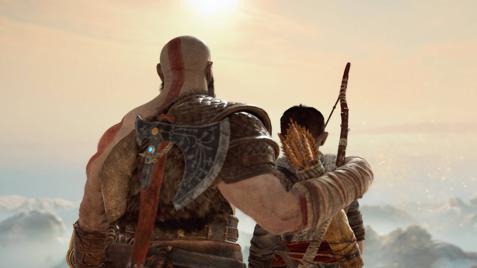 Kratos and Atreus in Jotunheim
