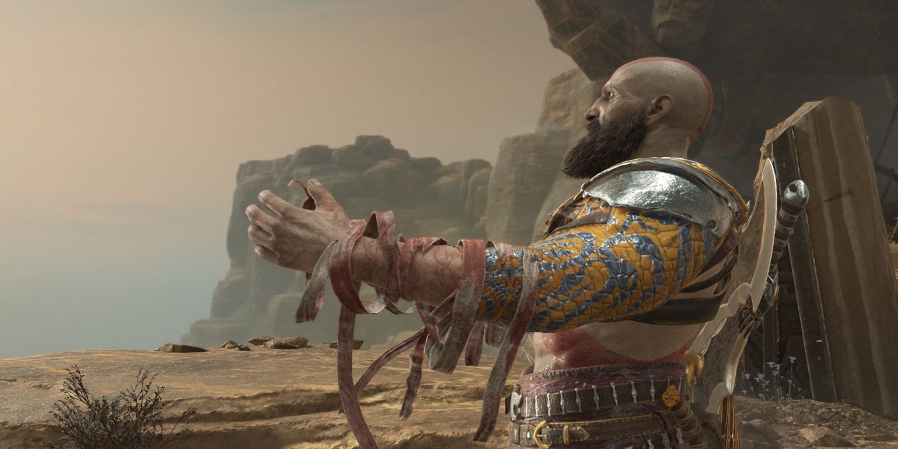 kratos god of war ragnarok game